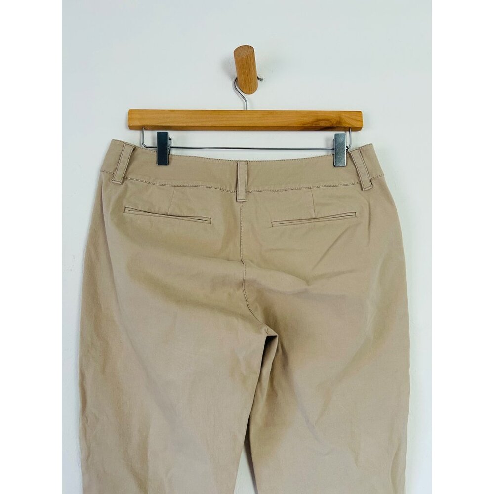 Eileen Fisher Women's Small Beige Cotton Casual Crop Pants - Picture 5 of 8